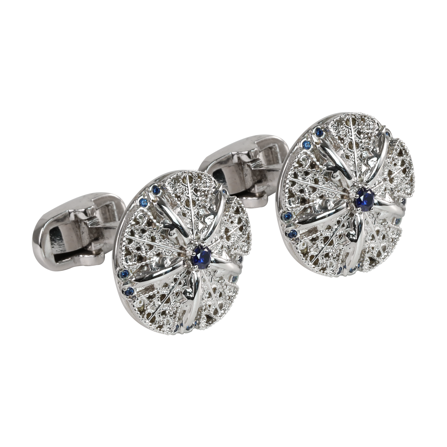 Modish Silver Cufflinks