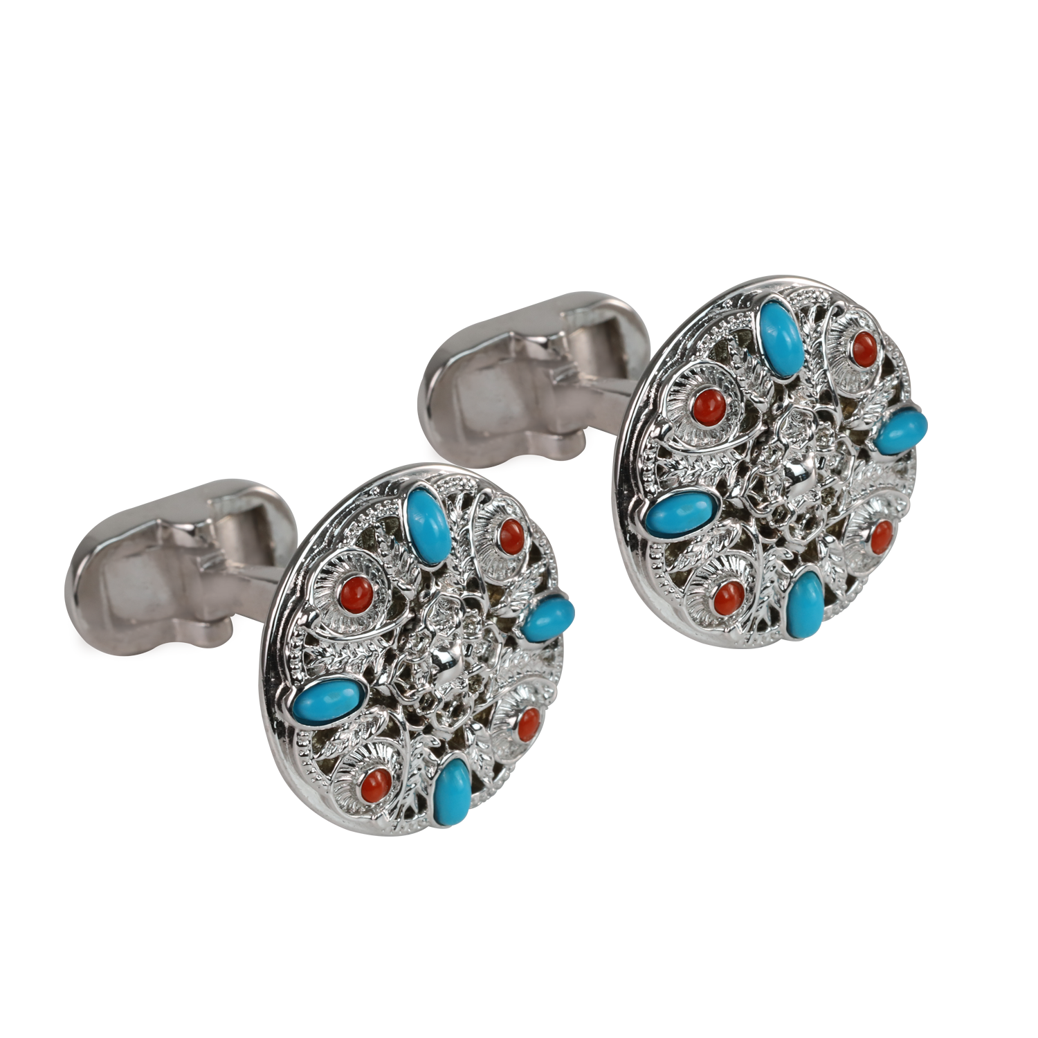 Grace Silver Cufflinks