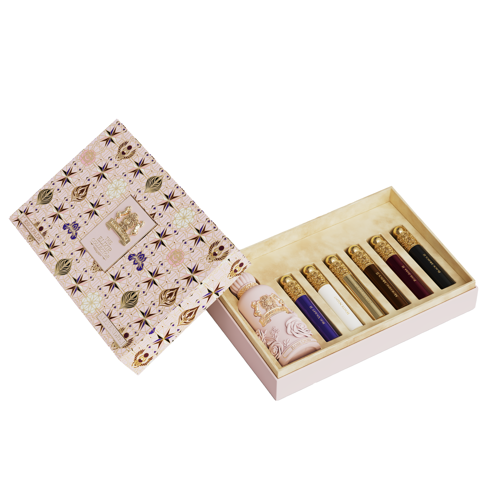 Elixir Escapade Rose Oud set Eau De Parfum 100ml x 10ml