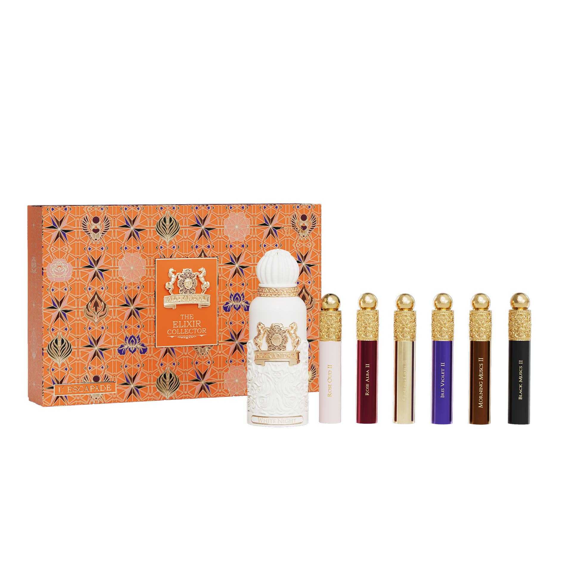 Elixir Escapade White Night Set Eau De Parfum 100ml x 10ml