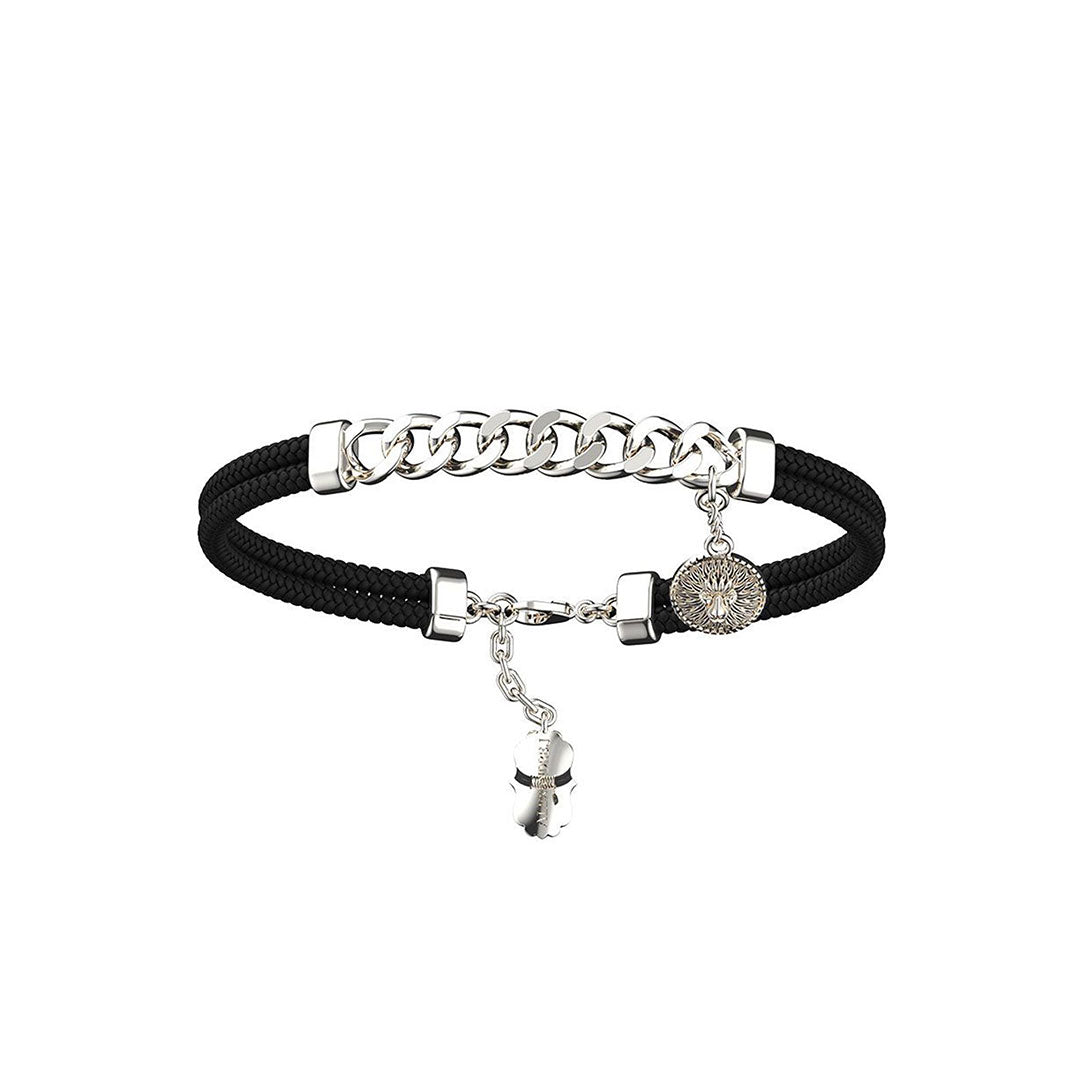 Bracelet Leather Silver