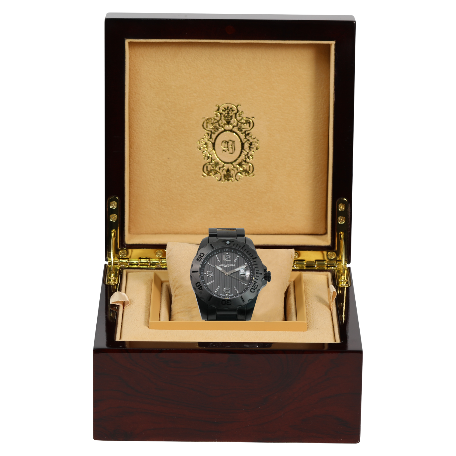 Stable Black Stainless Steel Watch