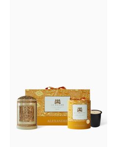 Ivory Candle and Holder Gift Set, 220g