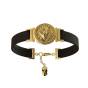 Bracelet Mask Leather Gold