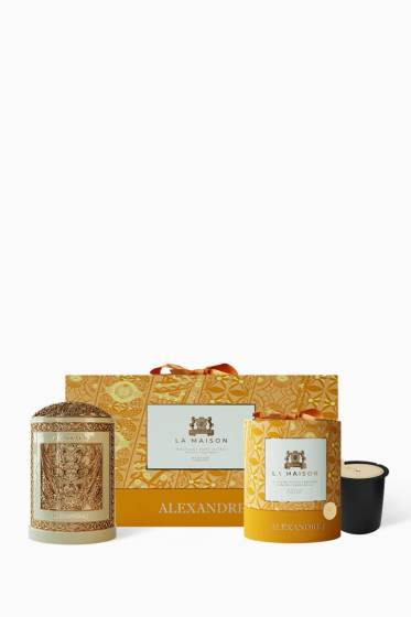 Ivory Candle and Holder Gift Set, 220g