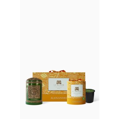 Pale Jade Candle and Holder Gift Set, 220g