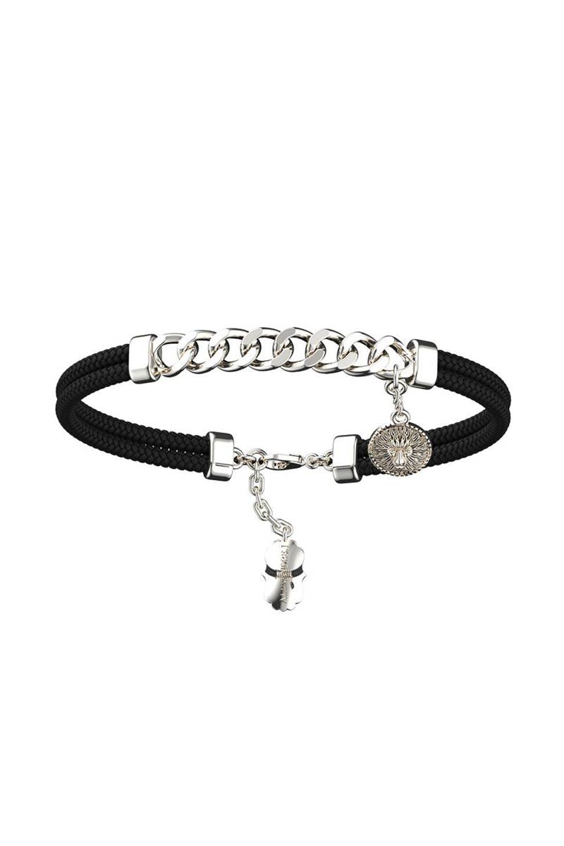 Bracelet Leather Silver