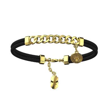 Bracelet Leather Gold